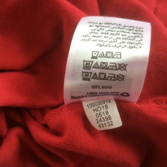 Macy's Family Pajamas Fleece Navidad Graphic Top with Buffalo Plaid Pants XL - Picture 6 of 6